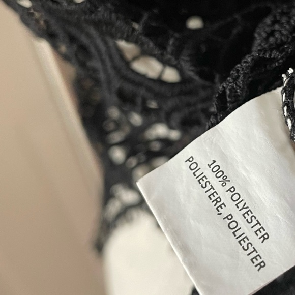 Black lace top from Anthropologie - Picture 6 of 6